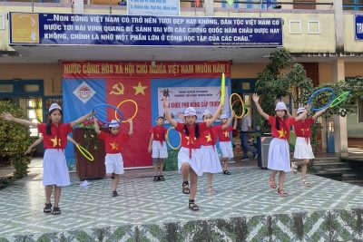 Khai mạc hội khỏe phù đổng cấp trường năm học 2023 – 2024