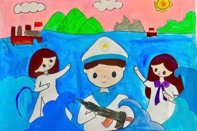 Hội thi vẽ tranh: “ Em yêu Biển Đảo quê hương em”. Năm học 2024 -2025. Chào mừng 80 năm ngày thành lập quân đội nhân dân Việt Nam 22/12(22/12/1944 – 22/12/2024) ( hoạt động 2)